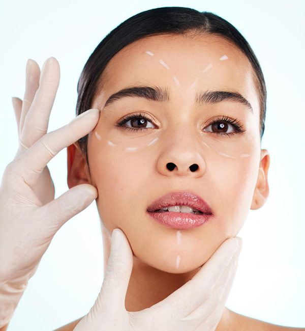 Facelift surgery consultation and treatment planning